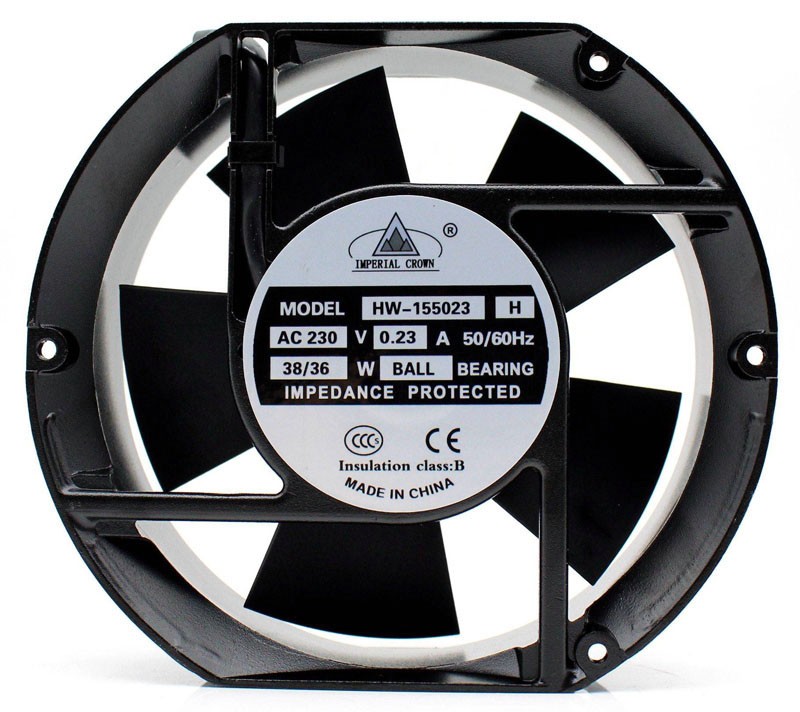 IMPERIAL CROWN HW-155023 H HW155023 H 230V 0.23A 38/36W 2wires Cooling Fan 