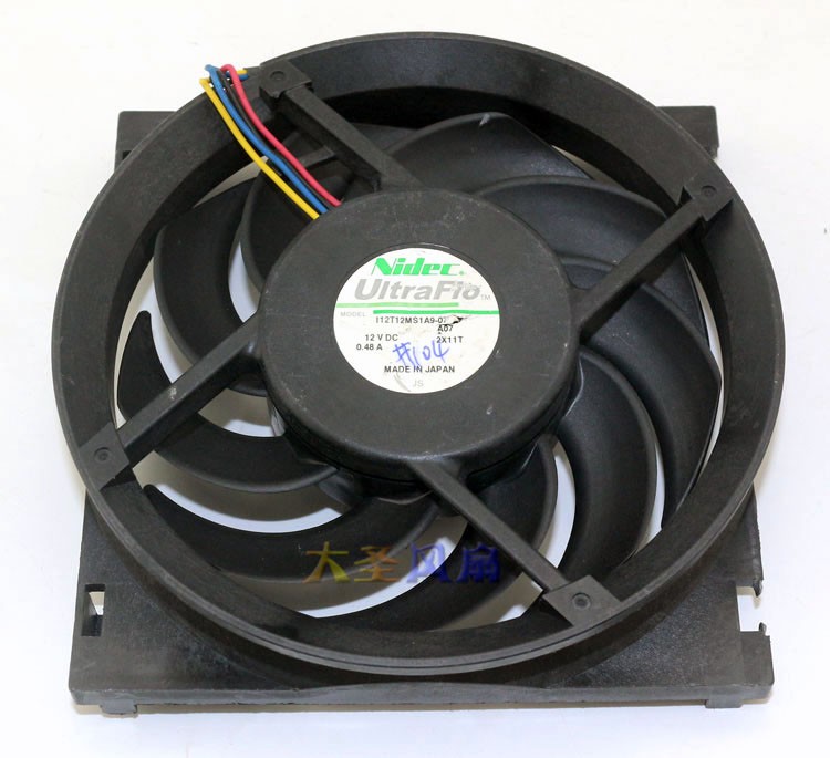 NIDEC I12T12MS1A9-07A07 12V 0.50A 4wires Cooling Fan