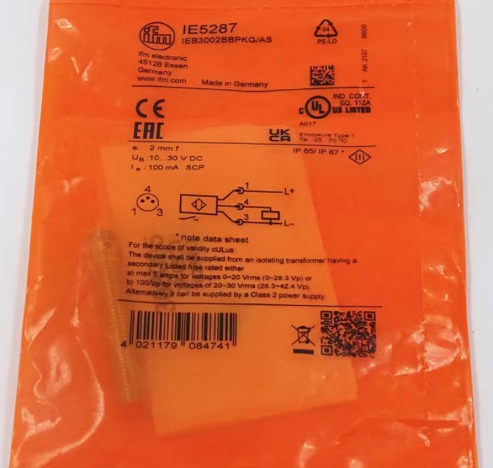 IFM IE5287 IEB3002BBPKG/AS Inductive Proximity Switch - Original new