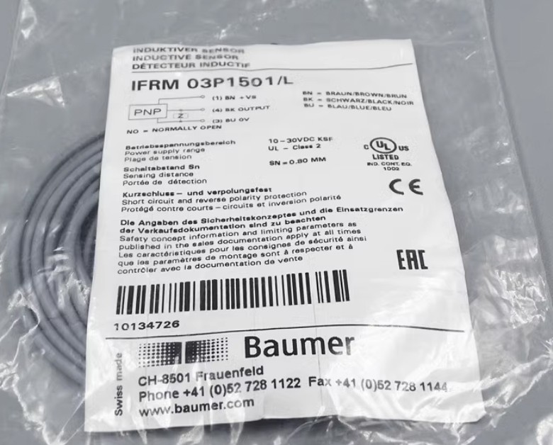 Baumer IFRM 03P1501/L Inductive Proximity Switch - Original New