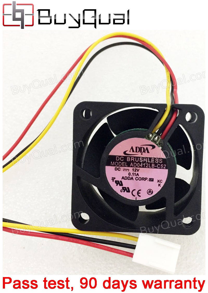 ADDA AD0412LB-C52 12V 0.11A 3wires Cooling Fan