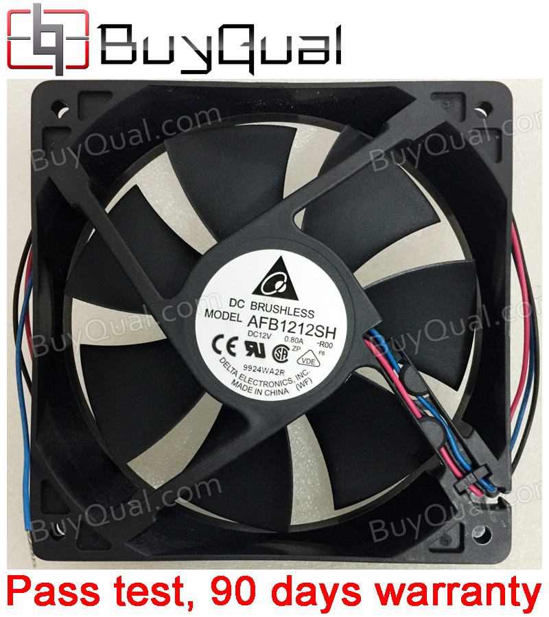 DELTA AFB1212SH 12V 0.8A 2wires 3wires 4wires Cooling Fan -  Picutre need 