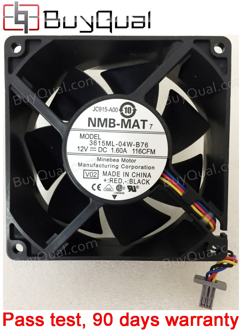 NMB 3615ML-04W-B76 12V 1.6A 4wires Cooling Fan
