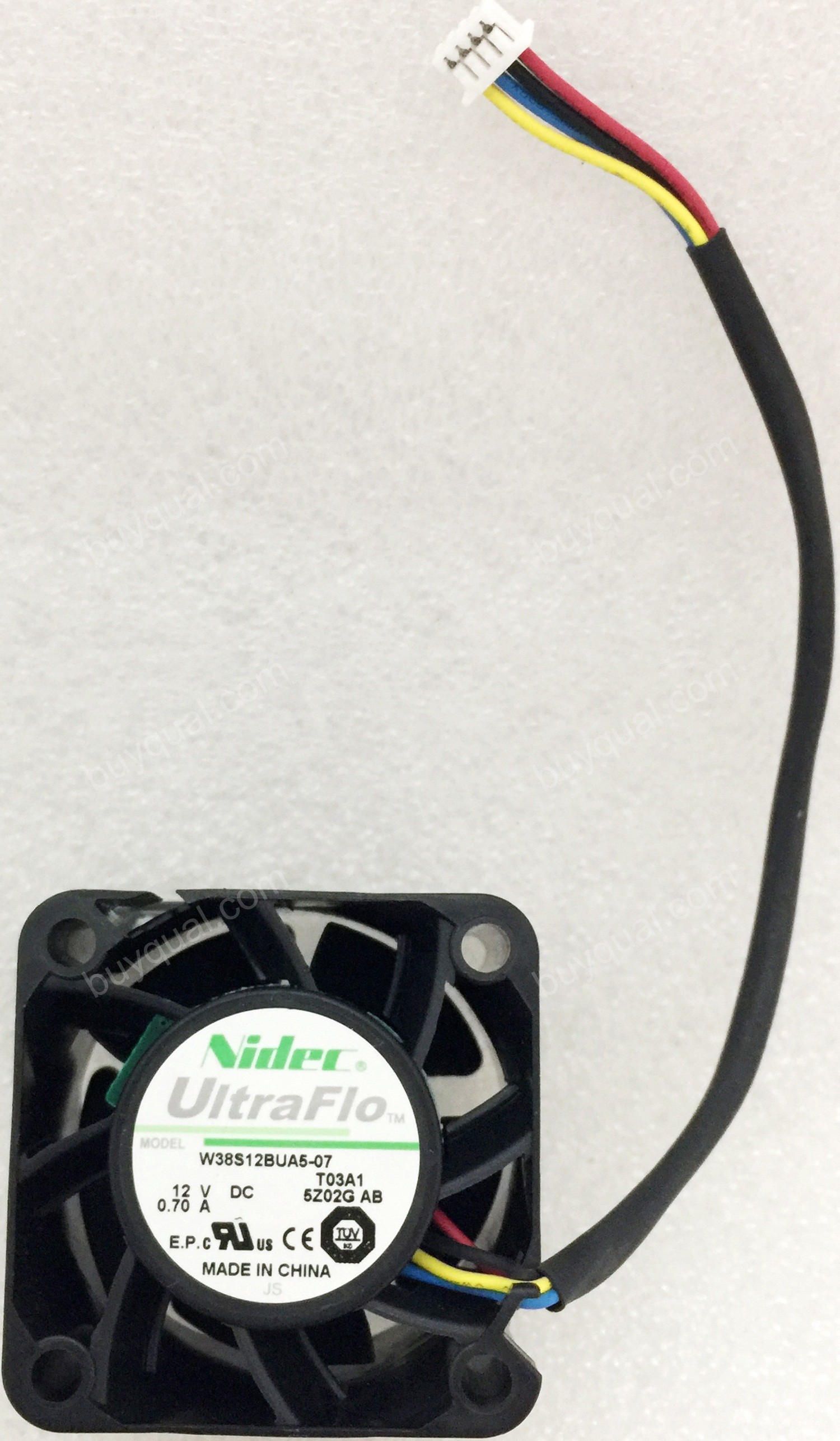 NIDEC W38S12BUA5-07 12V 0.70A 4 wires Cooling Fan