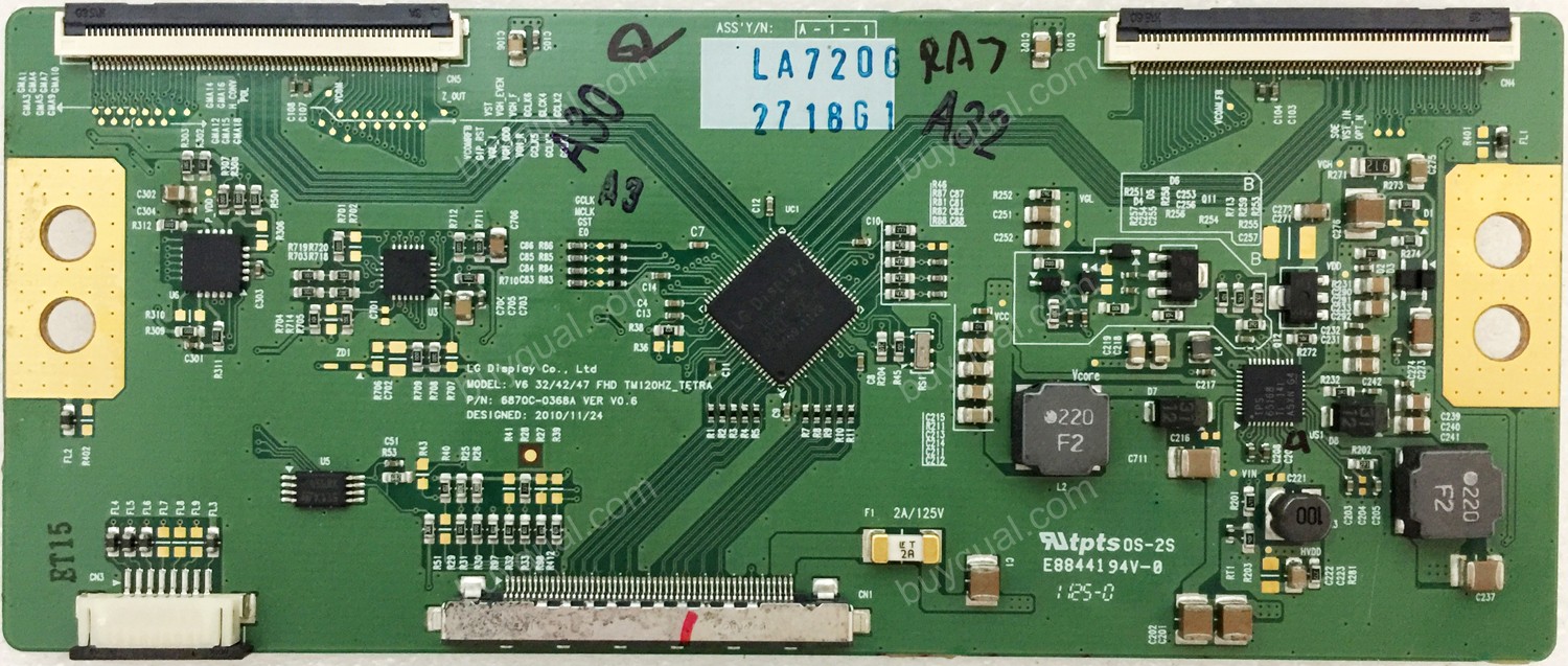 LG / Panasonic 6870C-0368A (6871L-2555C 6871L-2555B 6871L-2718B 6871L-2718A 6871L-2523B 6871L-2718C 6871L-2605B) T-Con Board for 42" 47"