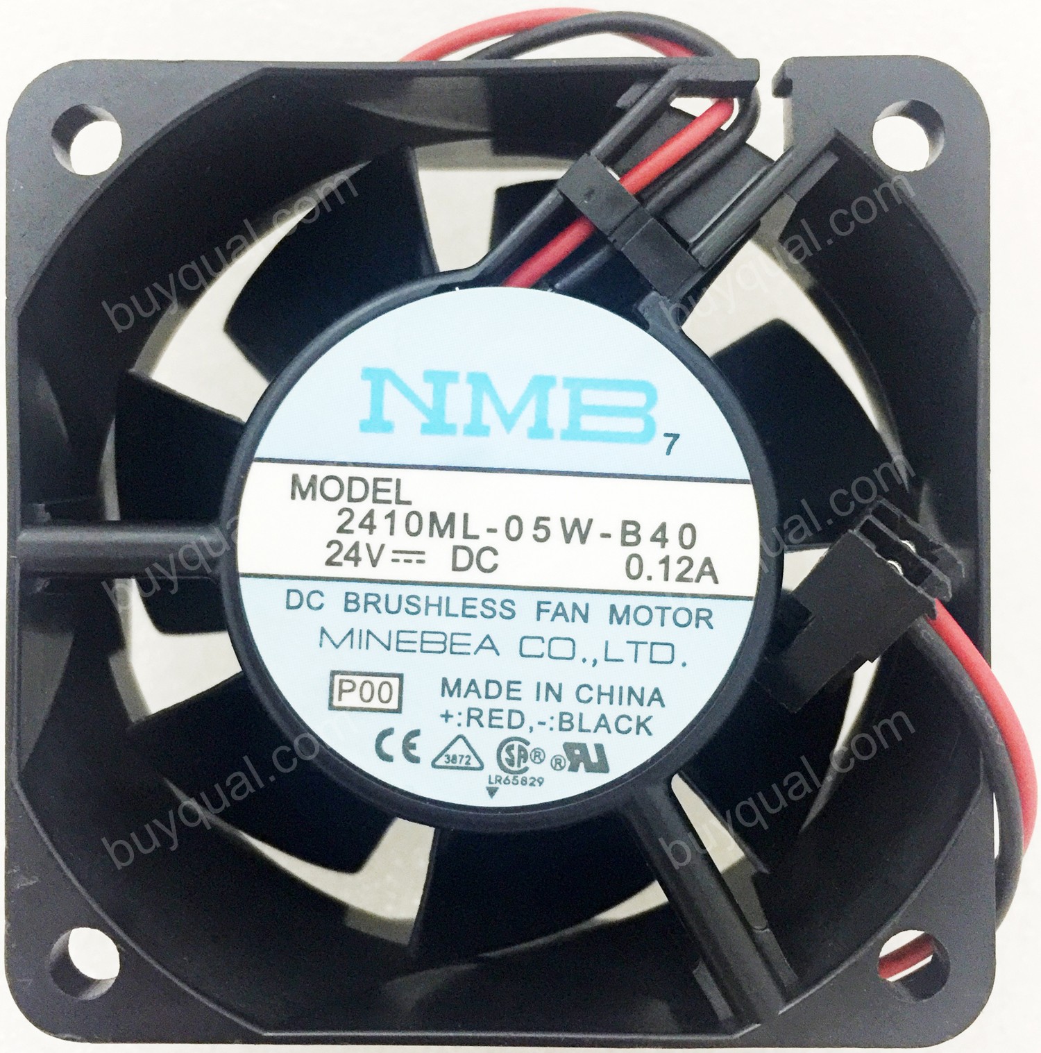 NMB 2410ML-05W-B40 24V 0.12A 2wires Cooling Fan