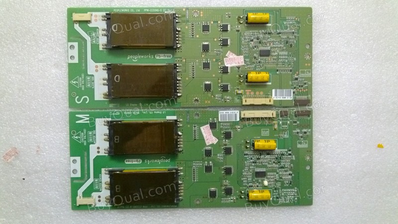 LG 6632L-0605A 6632L-0606A / PPW-CC55NS-M PPW-CC55NS-S Backlight Inverter Pair