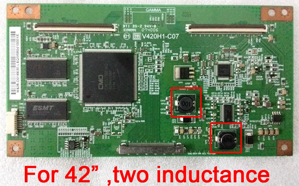 CMO V420H1-C07 (35-D016630 35-D016766 35-D019140 35-D024023) for 42" T-Con LCD Controller Board