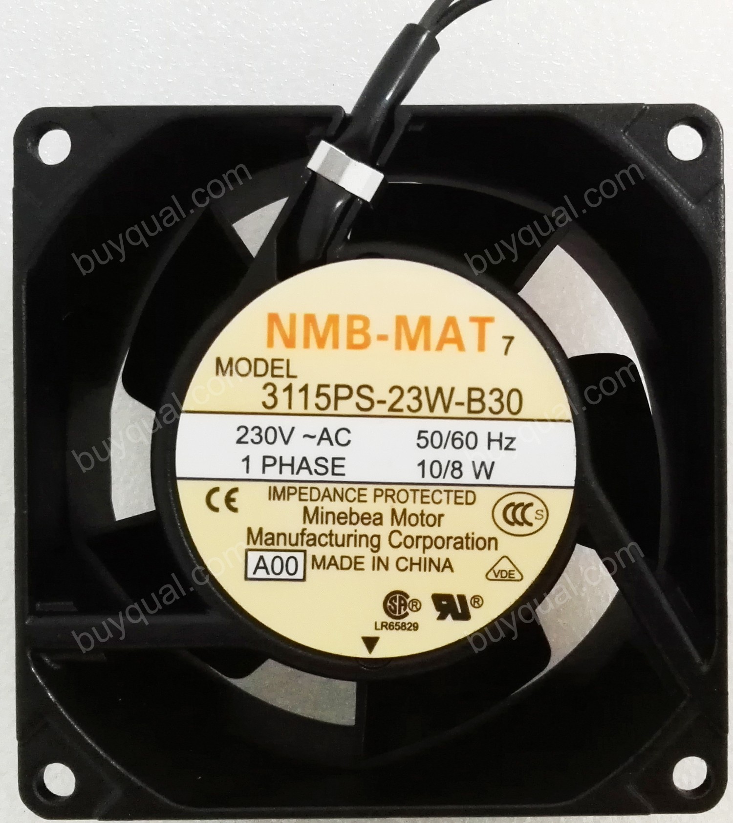 NMB 3115PS-23W-B30 -A00 230V 10/8W 2wires Cooling Fan