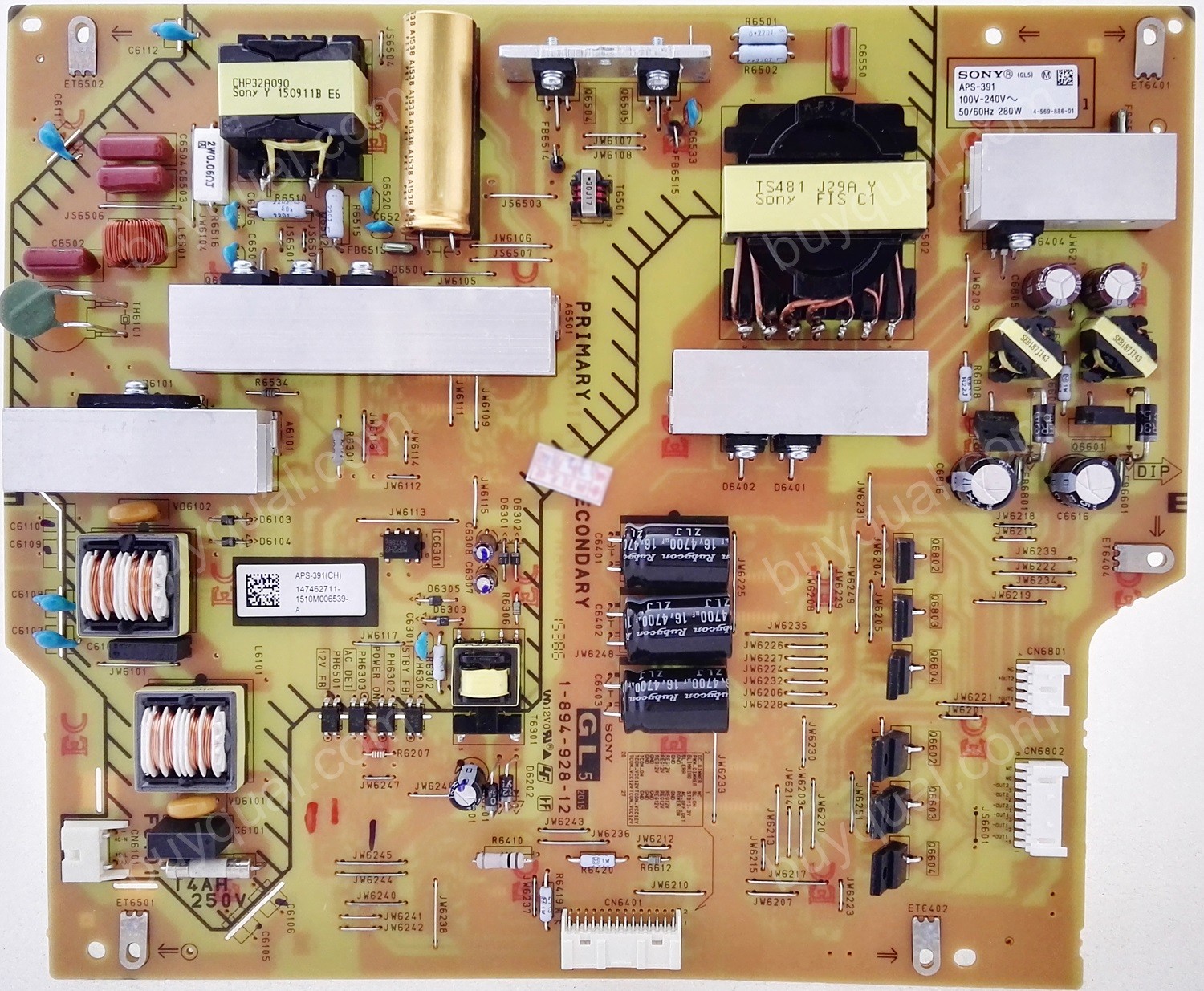 Sony APS-391(CH) 1-894-928-12 1-474-627-11 147462711 Power Supply Board
