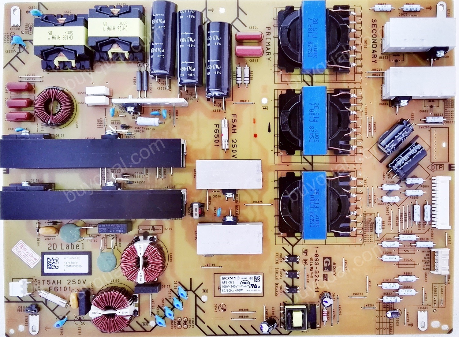 Sony APS-372(CH) 1-893-324-11 1-474-581-11 147458111 Power Supply Board for KD-79X9000B XBR-65X900A XBR-79X900B