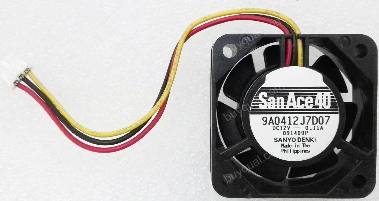 SANYO 9A0412J7D07 12V 0.11A 3wires Cooling Fan