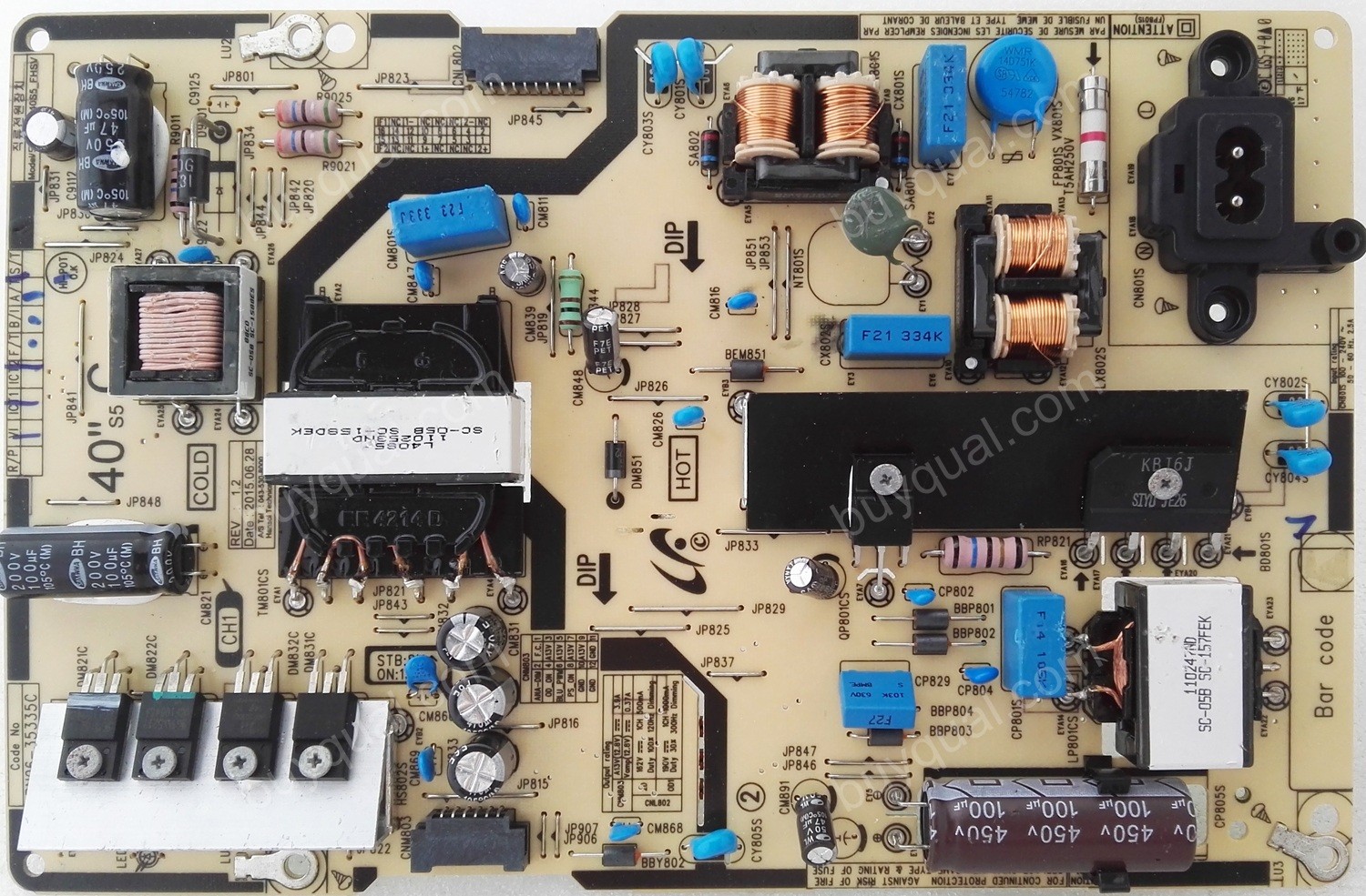 Samsung BN96-35335C L40S5_FHSV Power Supply Board