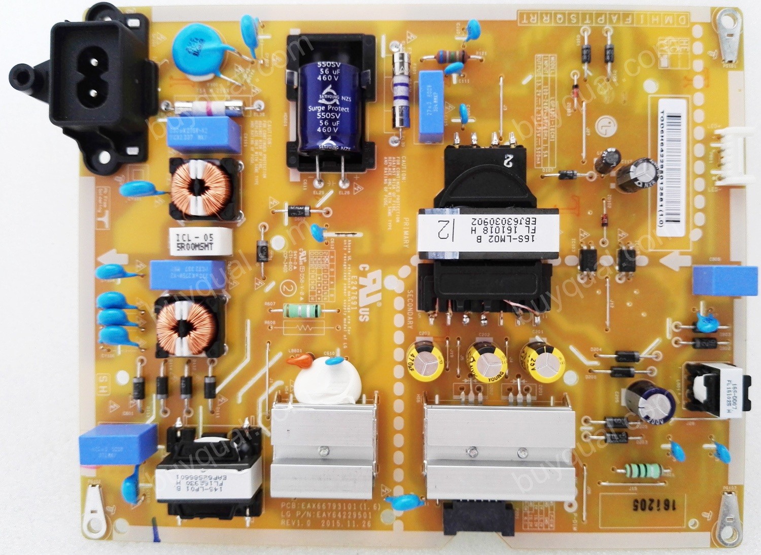 LG EAY64229501 EAX66793101 LGP43DI-16CH1 Power Supply / LED Driver for 43LW340C-UA