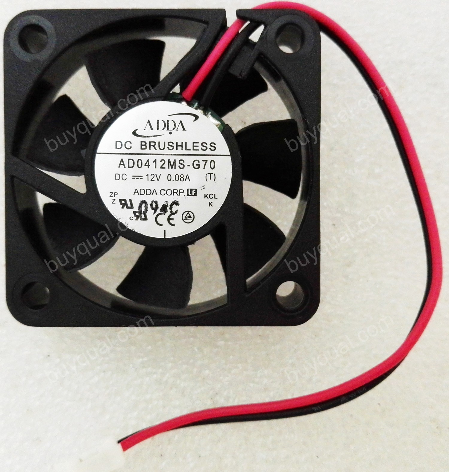 ADDA AD0412MS-G70 12V 0.08A 2 wires Cooling Fan