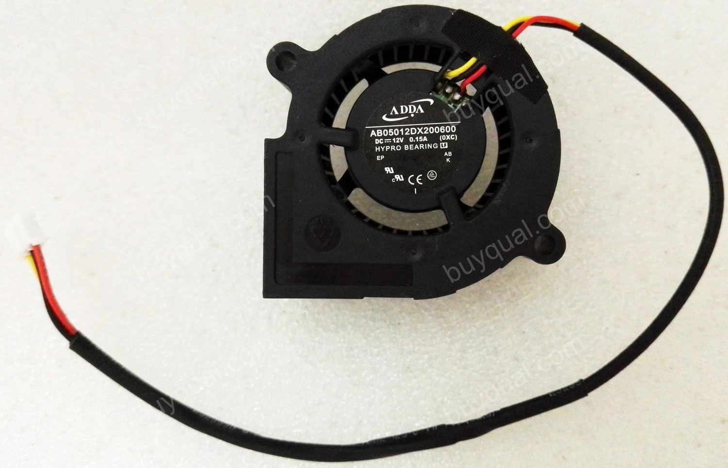 ADDA AB05012DX200600 12V 0.15A 3 wires Cooling Fan