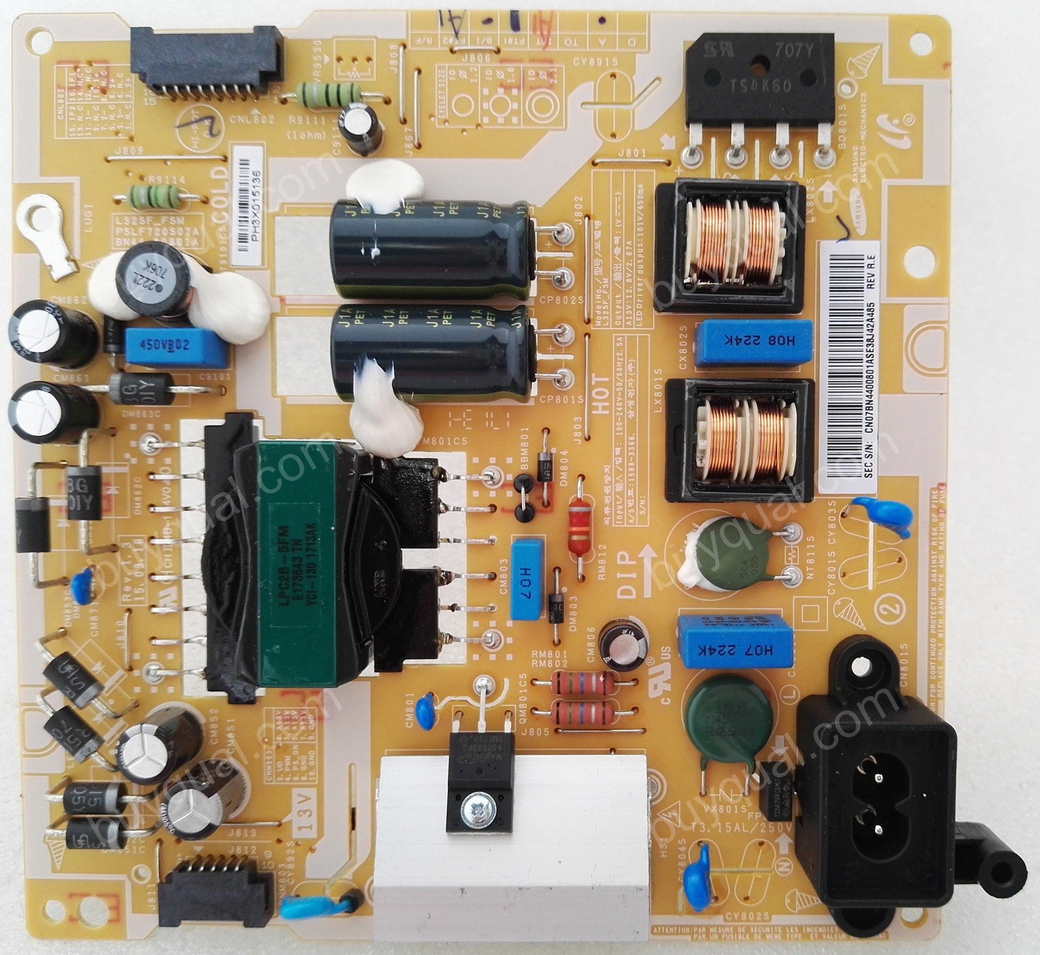 Samsung BN44-00801A L32SF_FSM PSLF720S07A Power Supply Board for HG32NE690BFXZA - New
