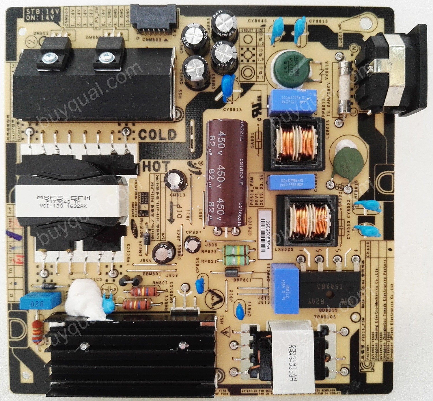 Samsung BN44-00848A P8514_FSM PSLF850101A  BN4400848A Power Supply Board - New