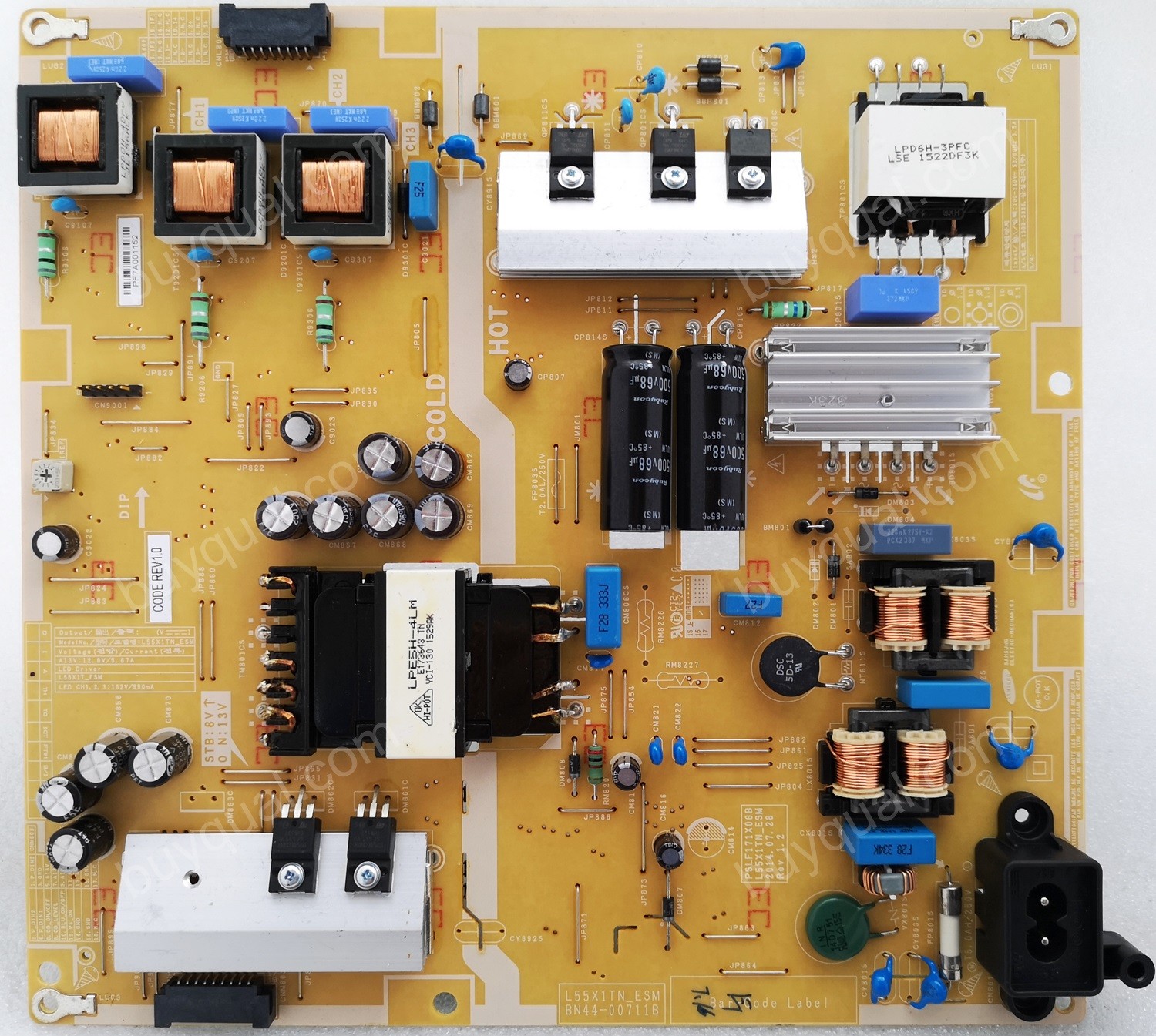Samsung BN44-00711B L55XITN_ESM L55X1TN_ESM BN4400711B Power Supply