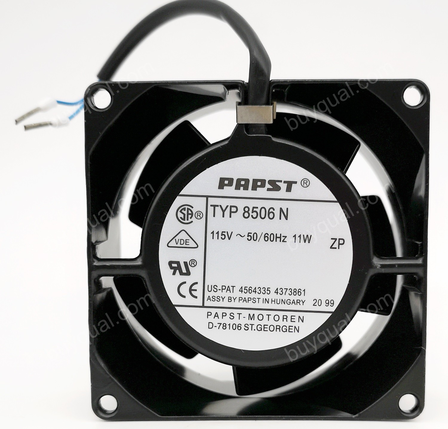 Ebmpapst 8506N 115V 135 / 115mA  12 / 11W 2wires Cooling Fan - New