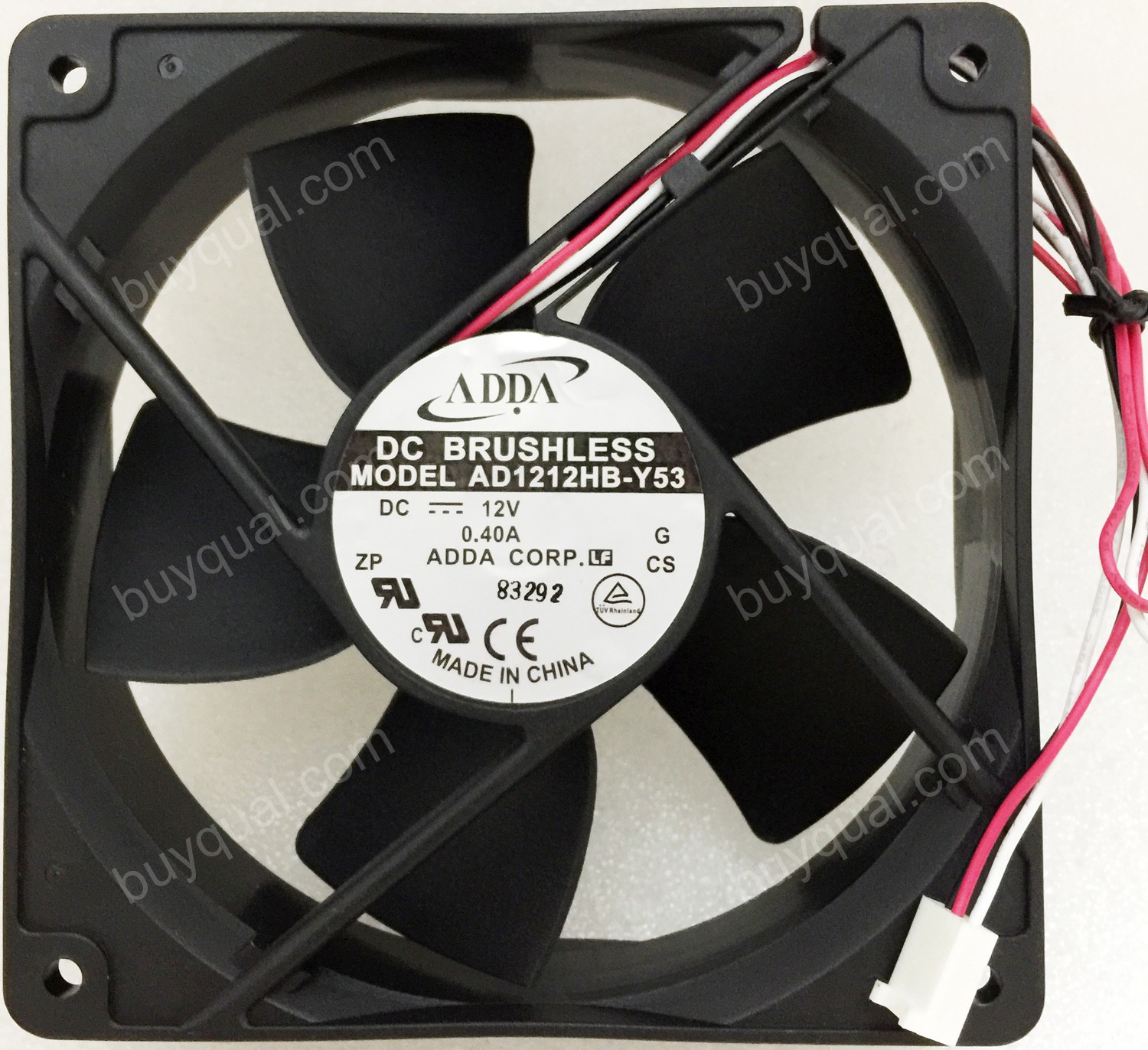ADDA AD1212HB-Y53 12V 0.40A 3 wires Cooling Fan