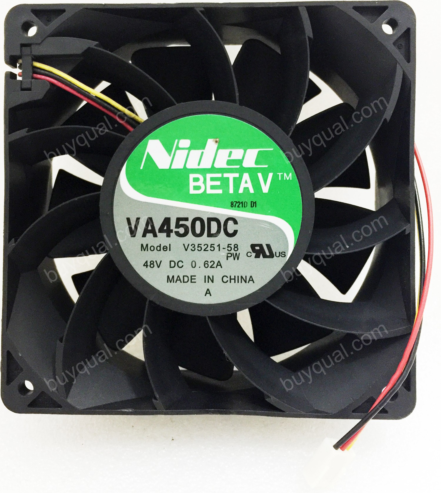Nidec VA450DC V35251-58 V35251-58PW 48V 0.62A 3wires Cooling Fan