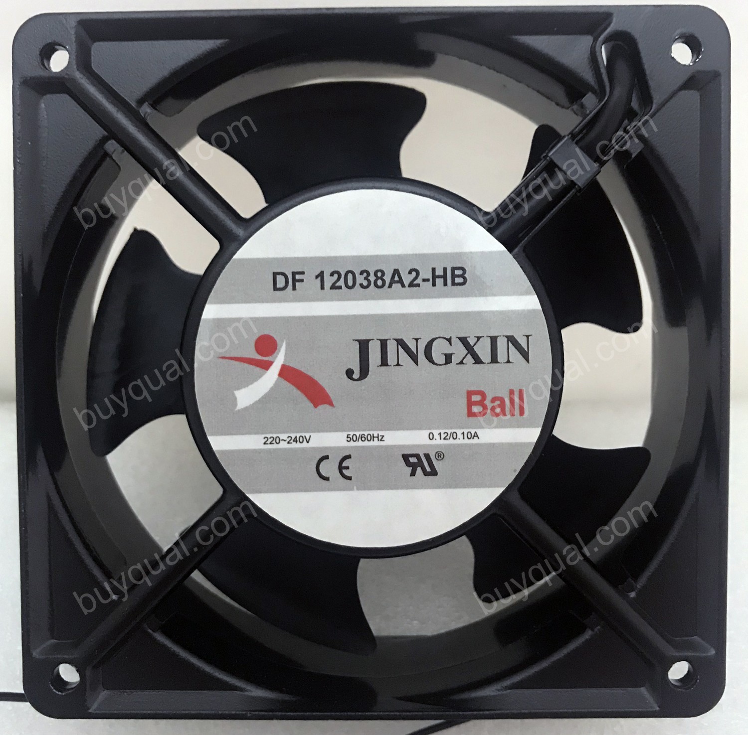 DF 12038A2-HB 220/240V 0.12/0.10A 2 Wires Cooling Fan 