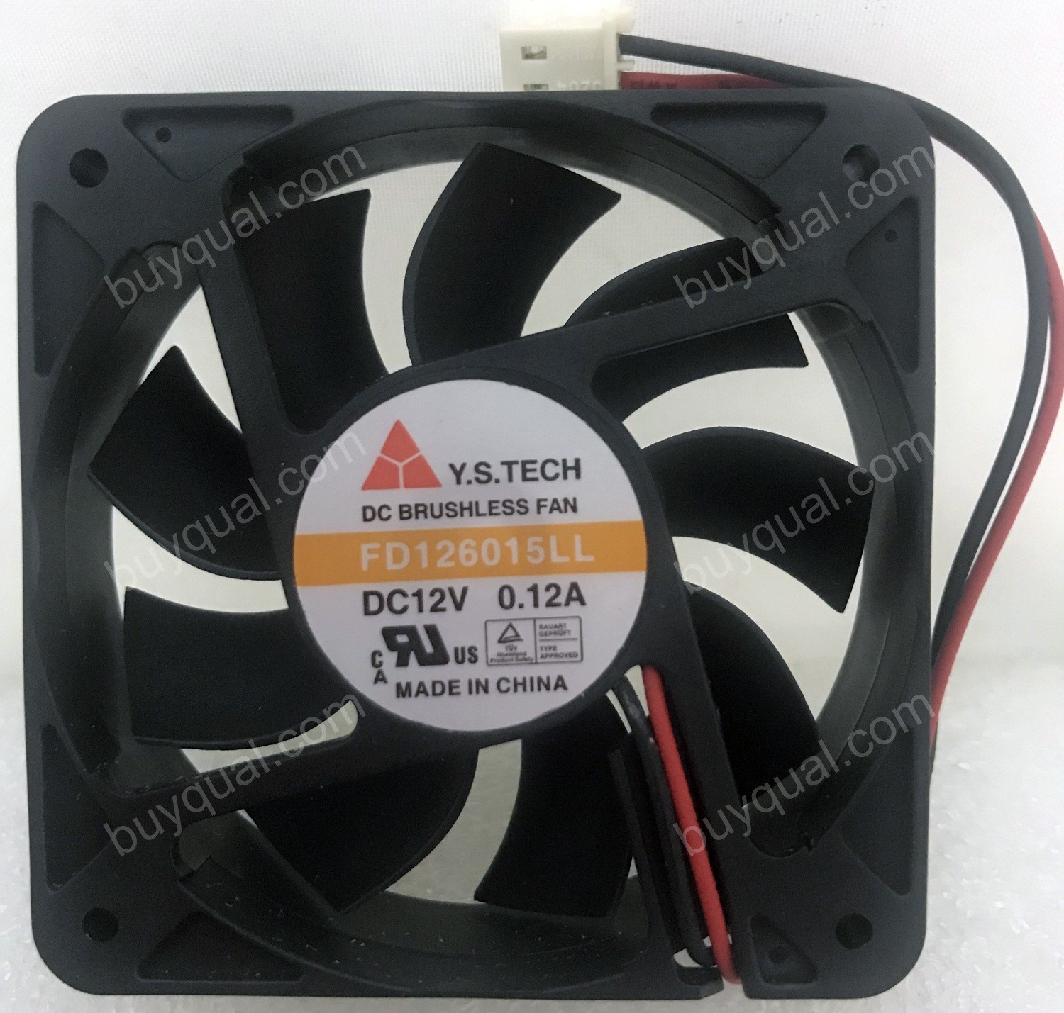 Y.S.TecH FD126015LL 12V 0.12A 2wires Cooling Fan