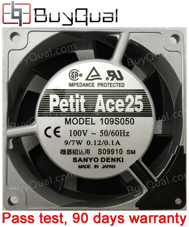 Sanyo 109S050 100V 0.12/0.1A 9/7W Cooling Fan