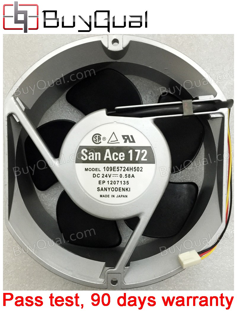 Sanyo 109E5724H502 24V 0.58A 2wires 3wires Cooling Fan
