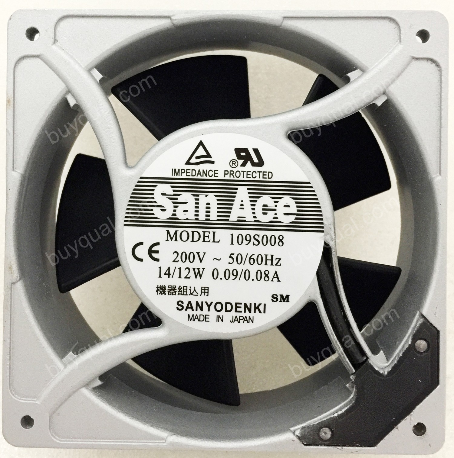 Sanyo 109S008UL 200V 14/12W Cooling Fan - 3 pin