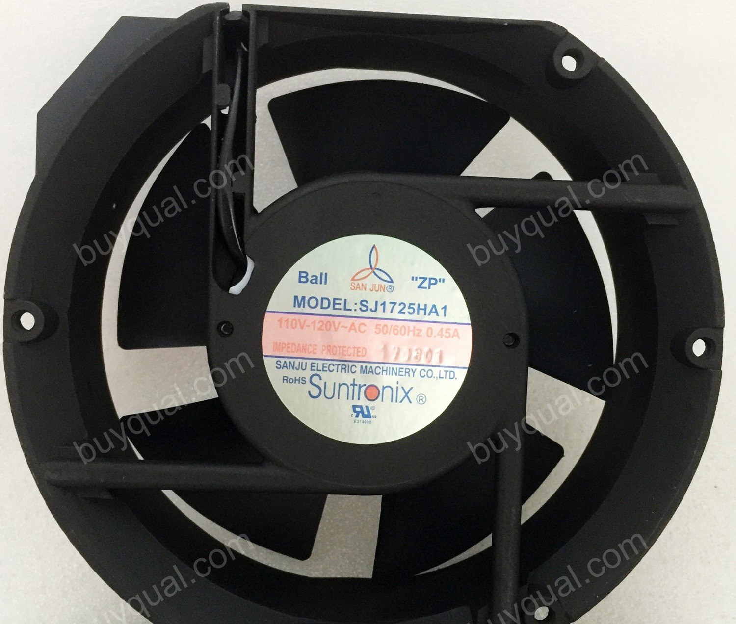 SANJU SJ1725HA1 110V 0.45A 0.5A Cooling Fan