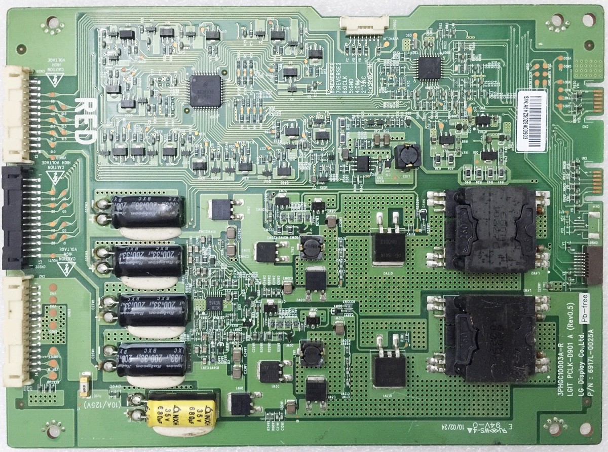 LG PCLK-D901 A = PCLK-D901 B  6917L-0025A 6917L-0025B 3PHGC10003A-R 3PHGC10003B-R Backlight Inverter 