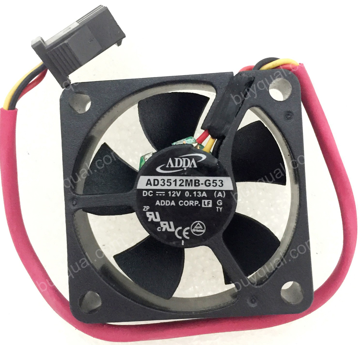 ADDA AD3512MB-G53 12V 0.13A 3wires Cooling Fan - Picture need.
