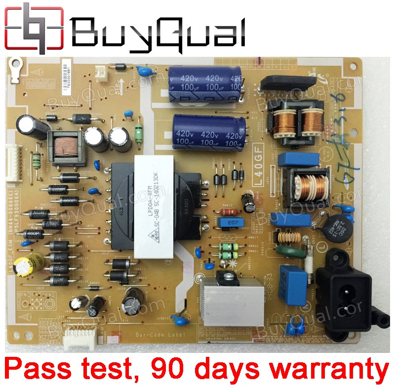 Samsung BN44-00666E L40GF_ESM PSLF930G06A BN4400666E Power Supply - Replacement board