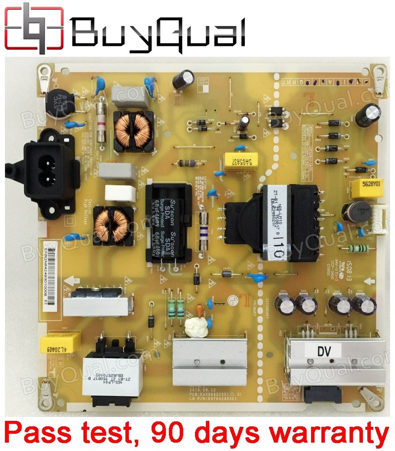 LG EAY64249301 EAX66822901 LGP43BIU-16CH1 Power Supply Board 
