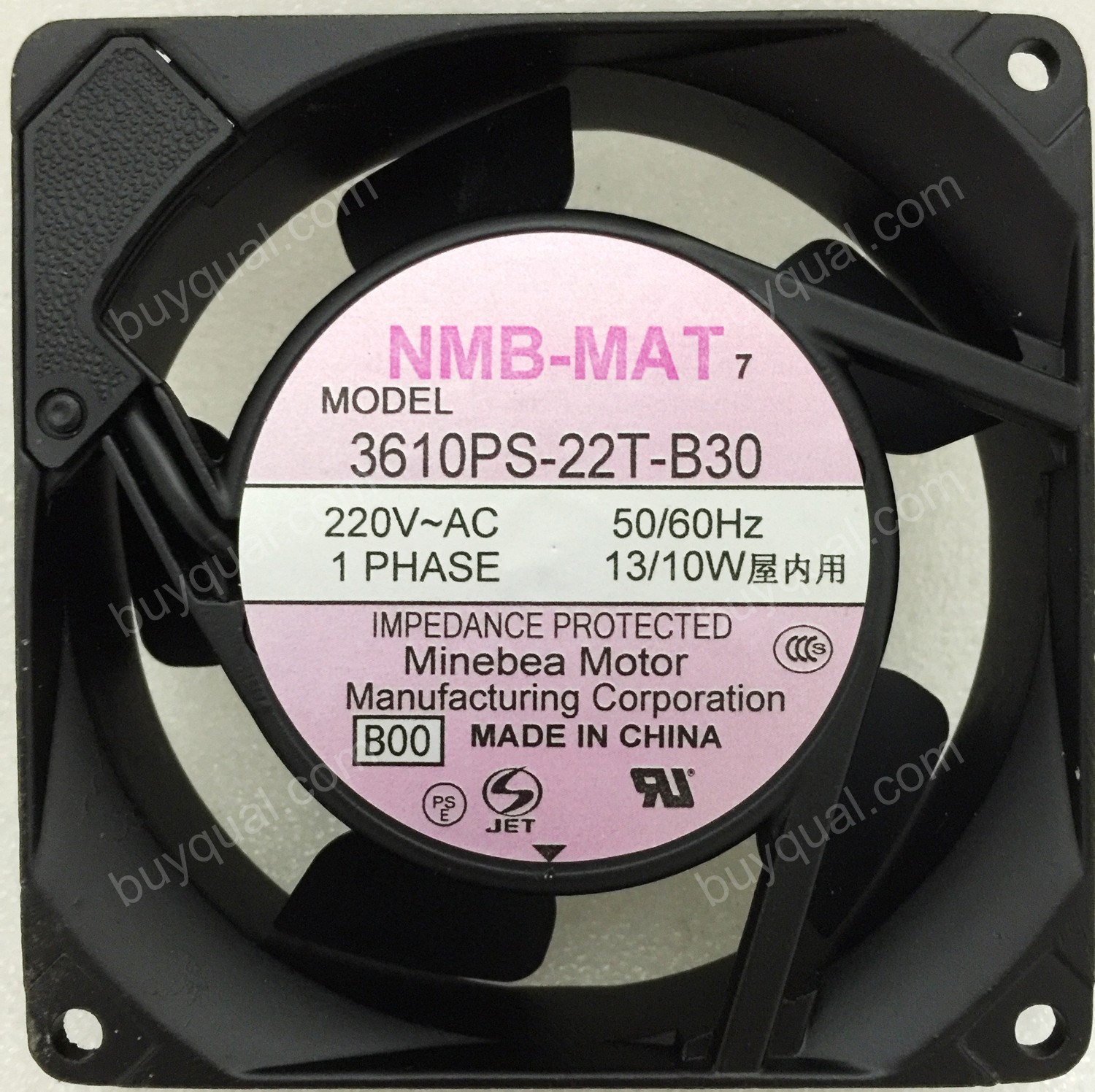 NMB 3610PS-22T-B30 3610PS-22T-B30-B00 220V 13/10W Cooling Fan - Original New