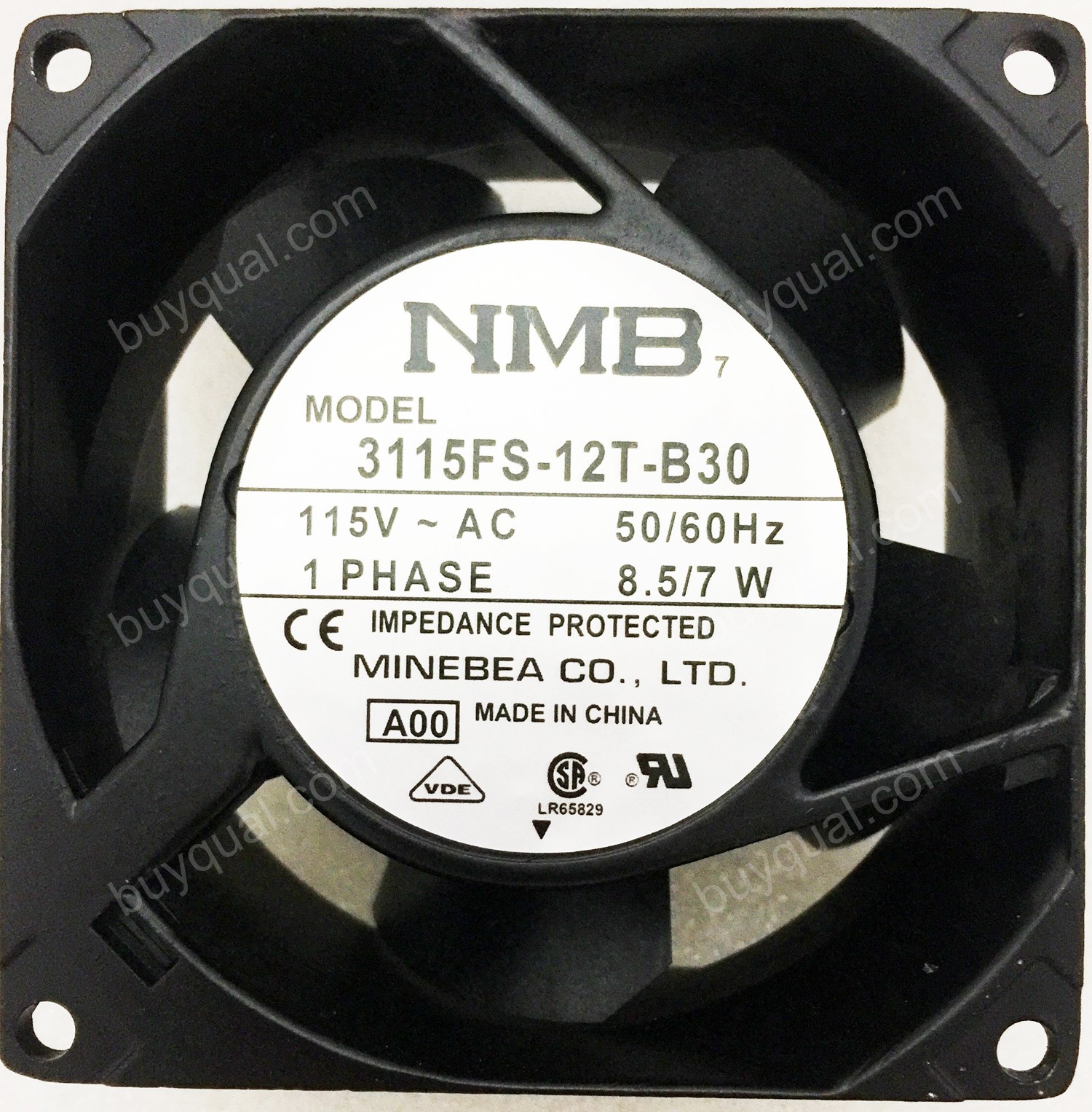 NMB 3115FS-12T-B30 115V 8.5/7W Cooling Fan