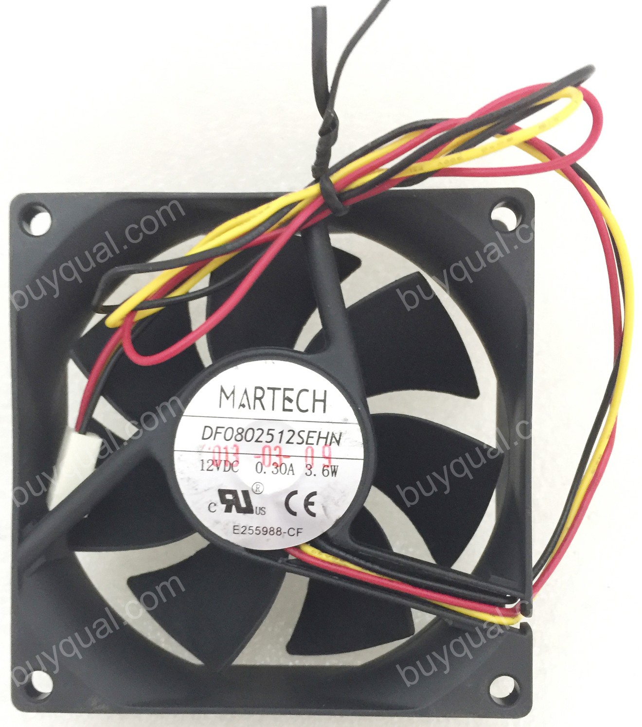 MARTECH DF0802512SEHN 12V 0.30A 3.6W 3wires cooling fan