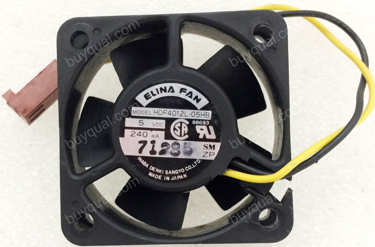 ELINA FAN HDF4012L-05HB 5V 240mA 2wires cooling fan