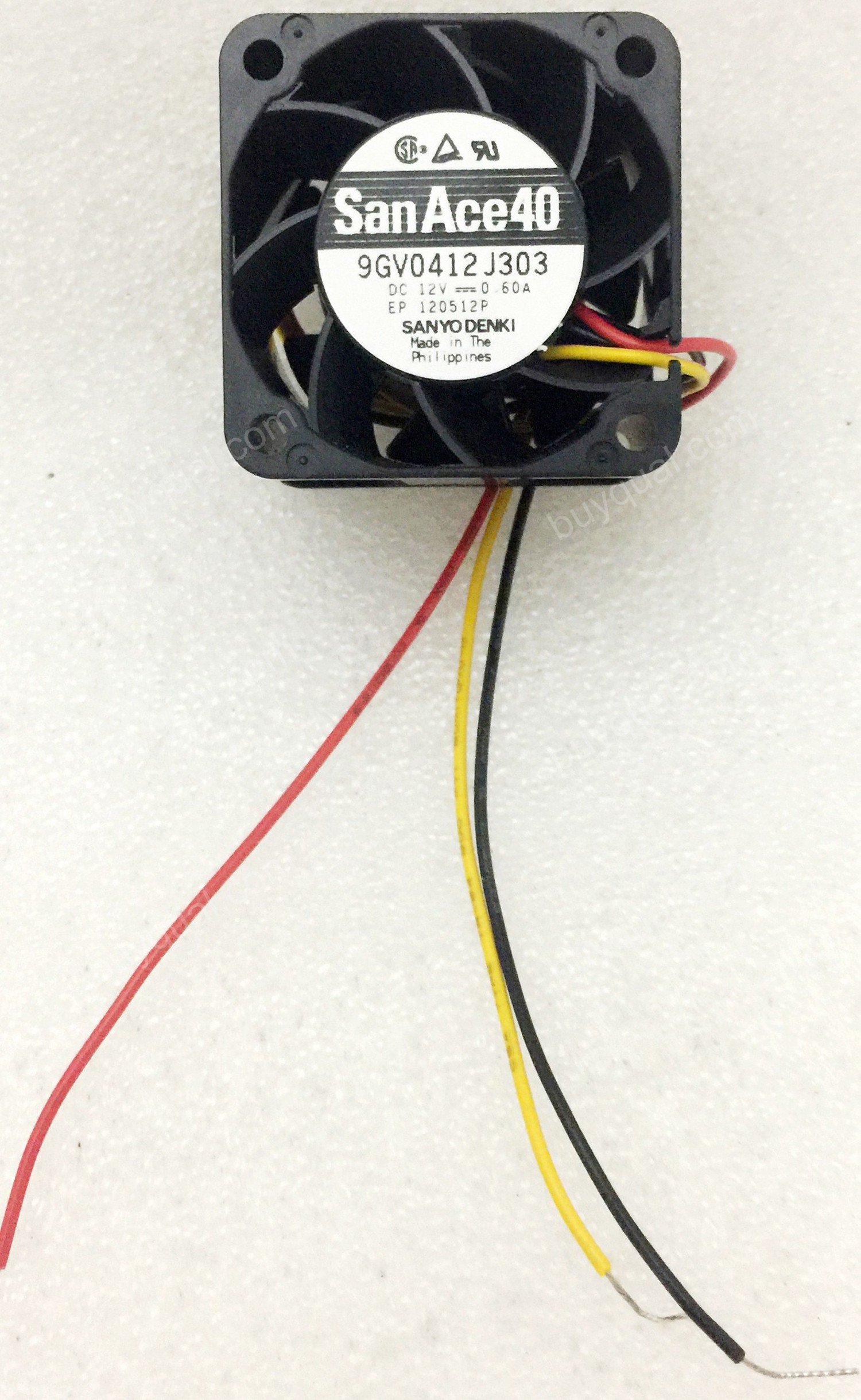 Sanyo 9GV0412J303 12V 0.6A 3wires Cooling Fan