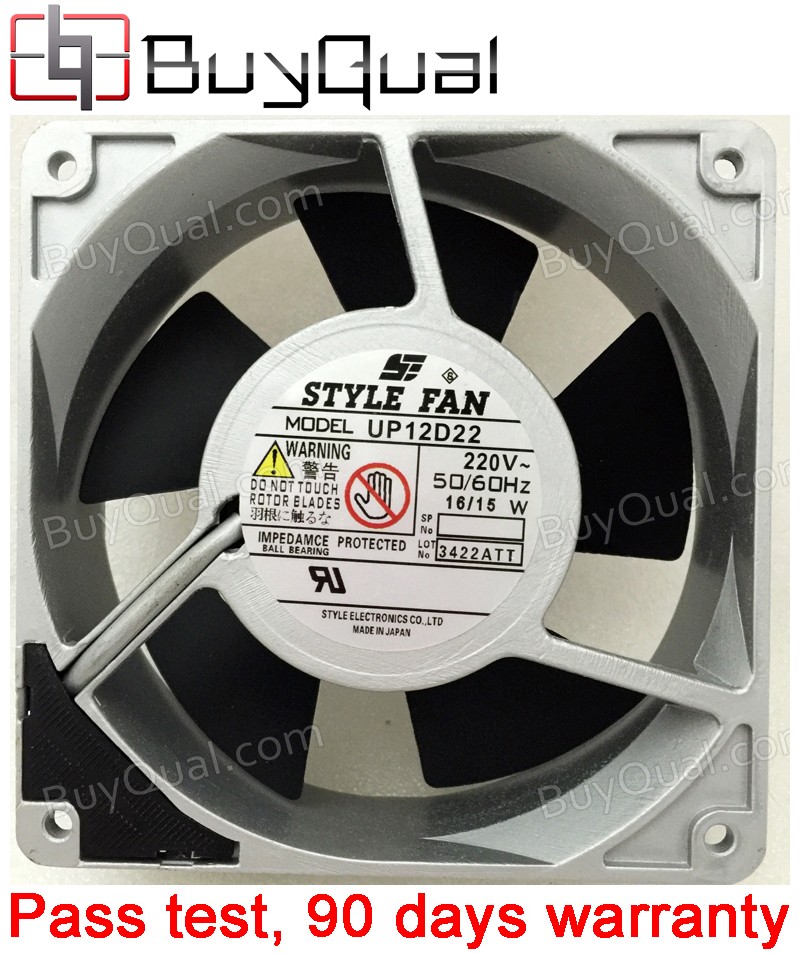 STYLE UP12D22 220V 16/15W Cooling Fan