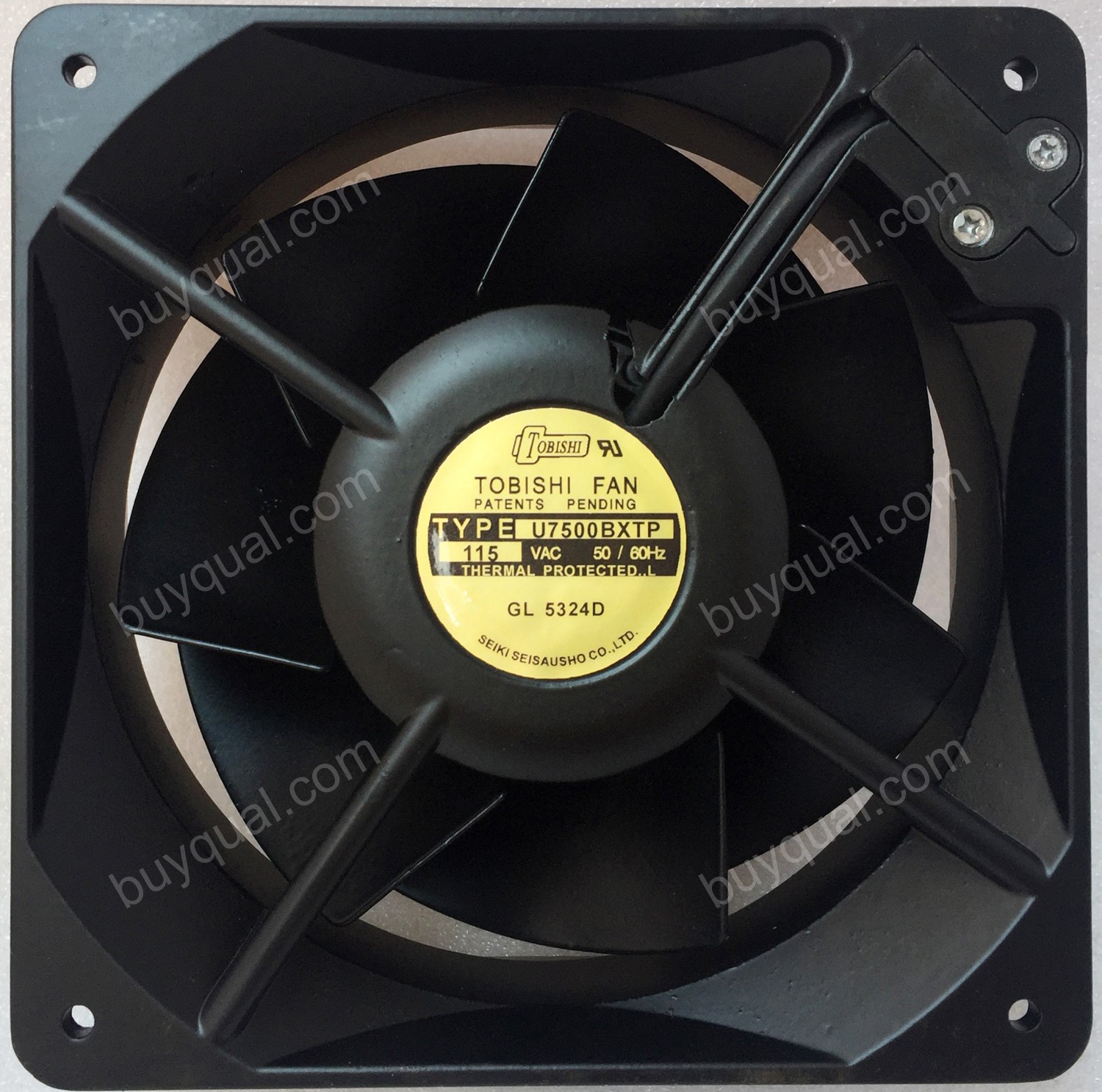 TOBISHI FAN U7500BXTP 115V 0.21A 40W 2 wires Cooling Fan