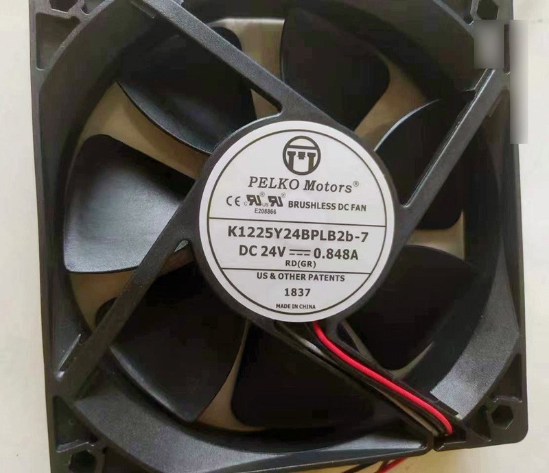 PELKO MOTORS K1225Y24BPLB2B-7 24V 0.848A 2wires Cooling Fan