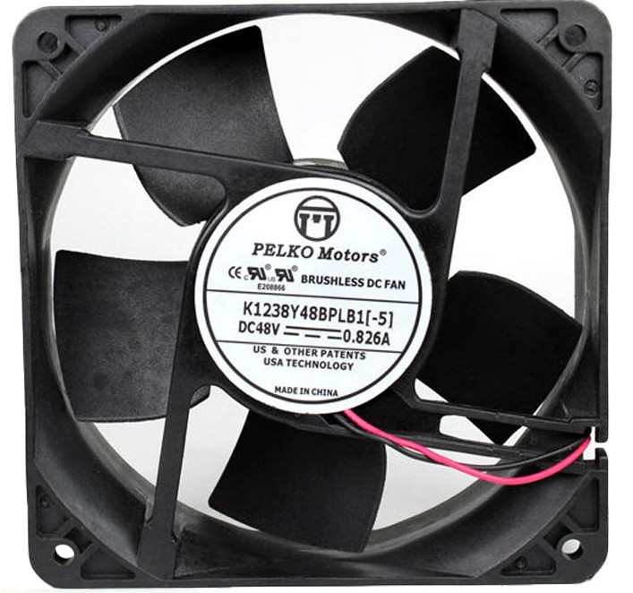 PELKO K1238Y48BPLB1 K1238Y48BPLB1[-5] 48V 0.826A  2wires Cooling Fan