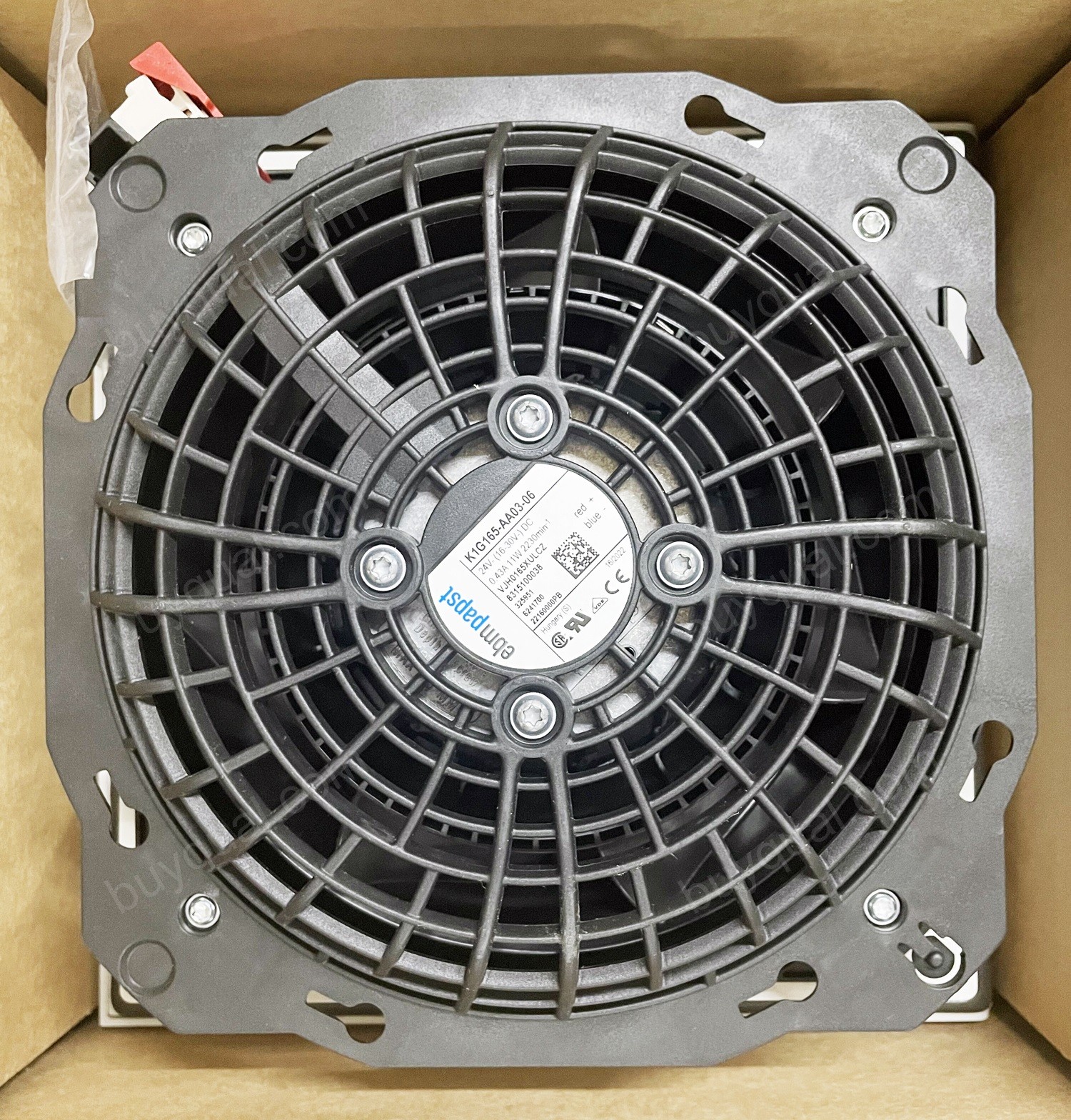 Ebmpapst K1G165-AA03-06 SK3240.124 24V 0.43A 11W Cooling Fan - Original New With Filter