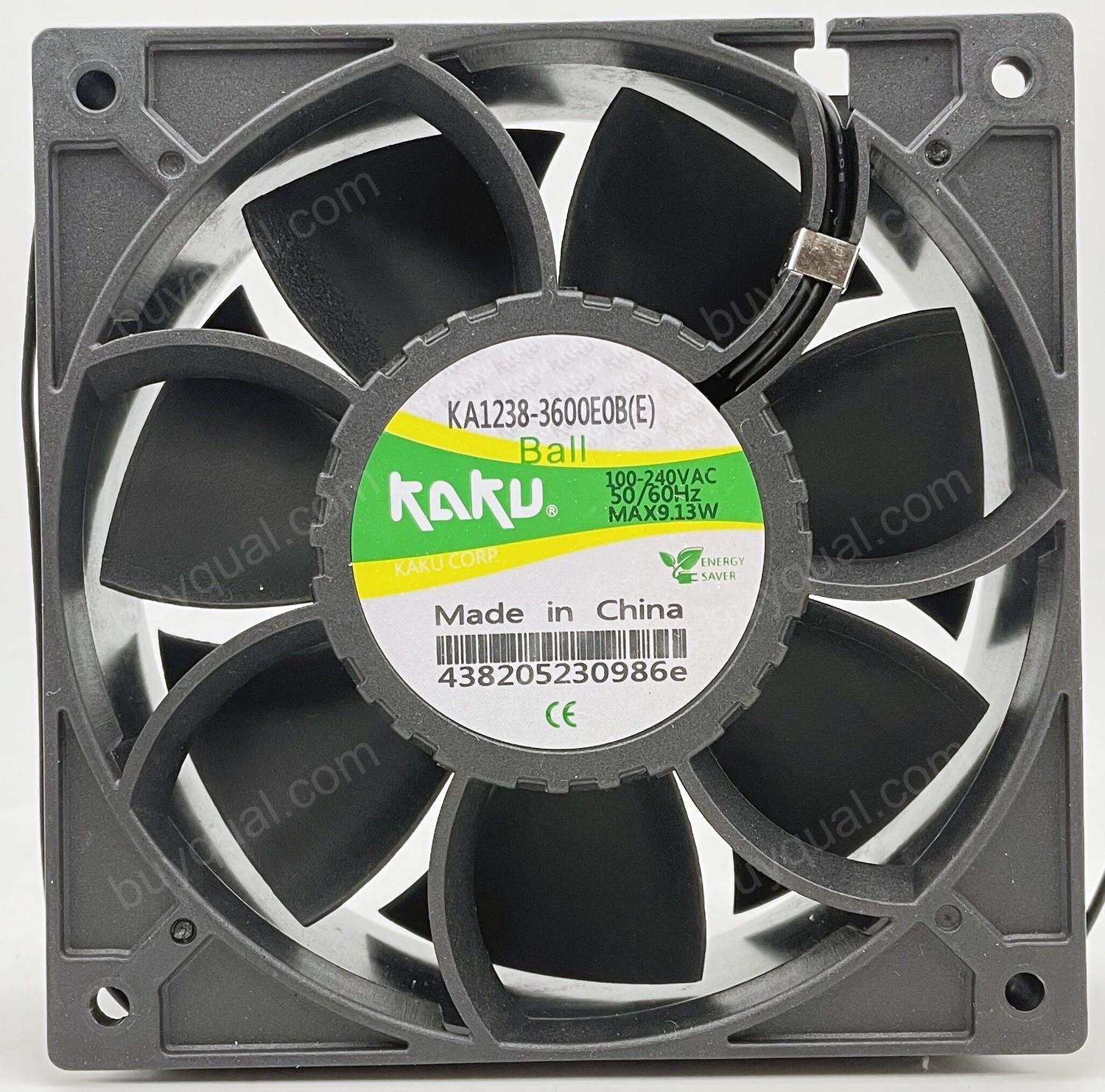 KAKU KA1238-3600EOB(E) KA1238-3600E0B(E) 100-240V 9.13W 2wires Cooling Fan