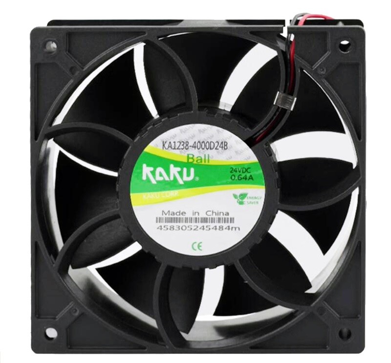 KAKU KA1238-4000D24B 24V 0.64A 2wires Cooling Fan