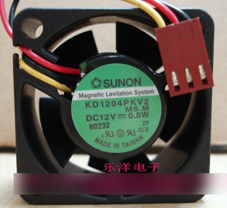 SUNON KD1204PKV2 12V 0.8W 3wires Cooling Fan