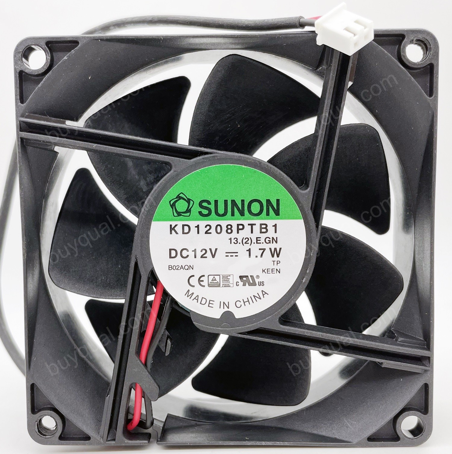 SUNON KD1208PTB1 12V 1.7W 2wires 3wires Cooling Fan - New